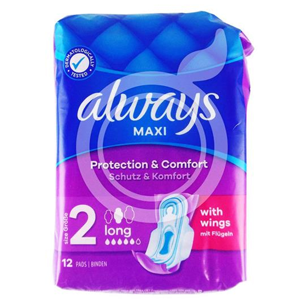 Always Maxi Long wings normal pack of 12 pcs